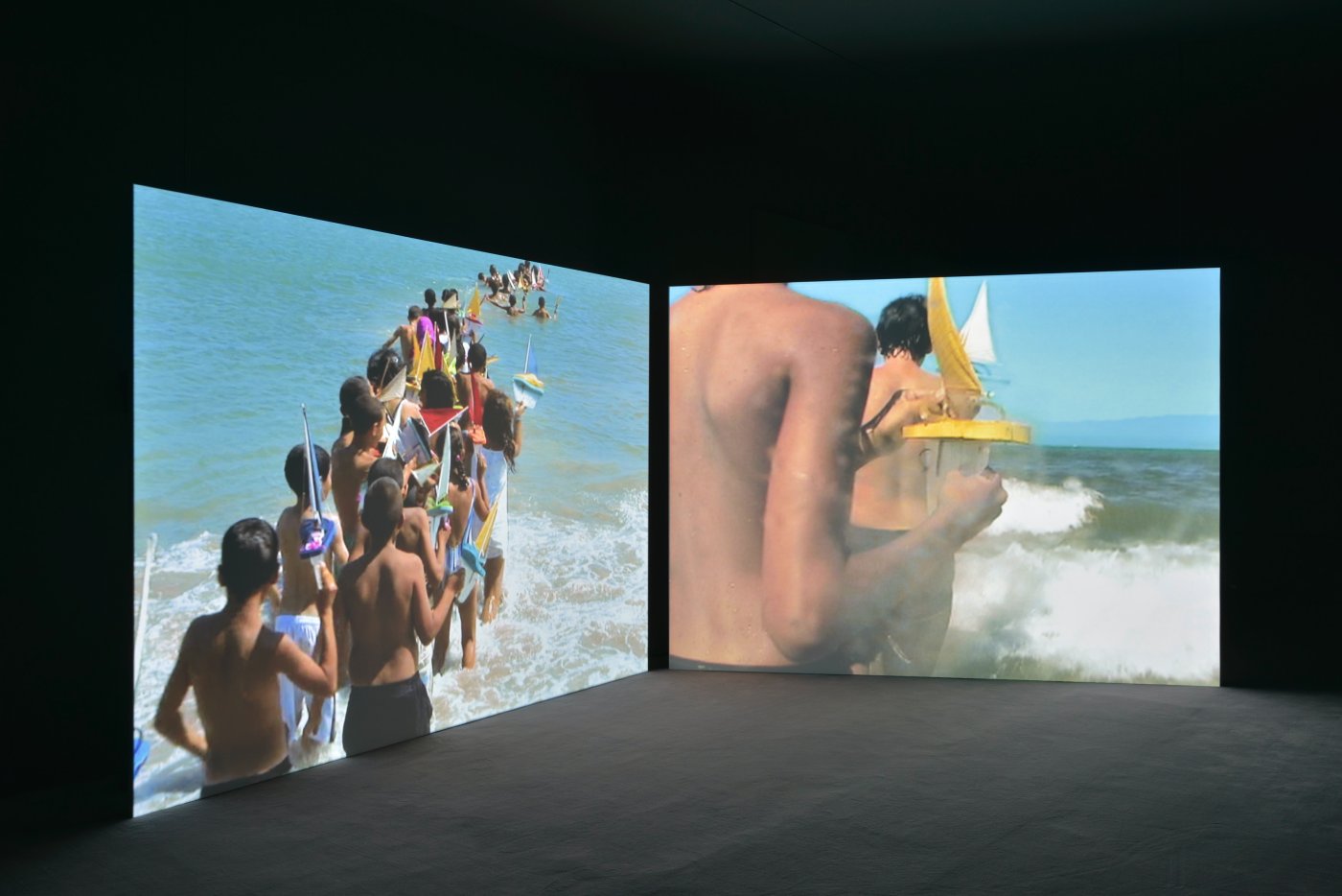 Installation image for Francis Alÿs: Don’t Cross the Bridge Before You Get to the River, at David Zwirner