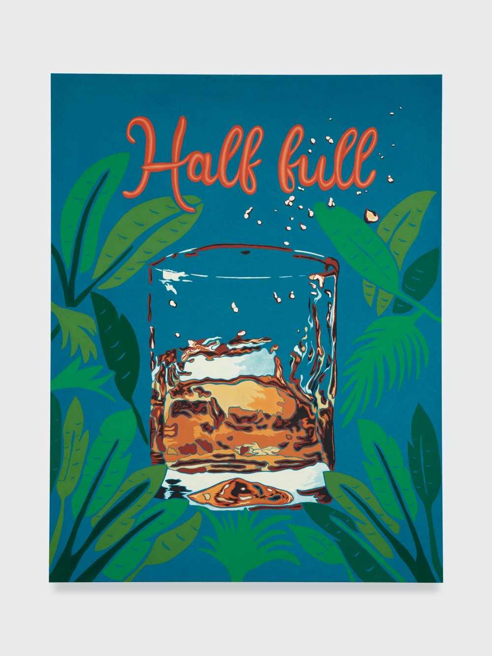 Joel Mesler, Untitled (Half Full), 2021