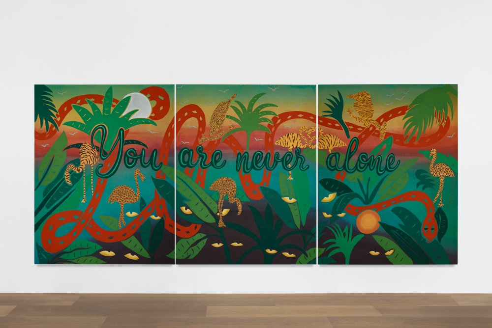 Joel Mesler, Untitled (You Are Never Alone), 2021