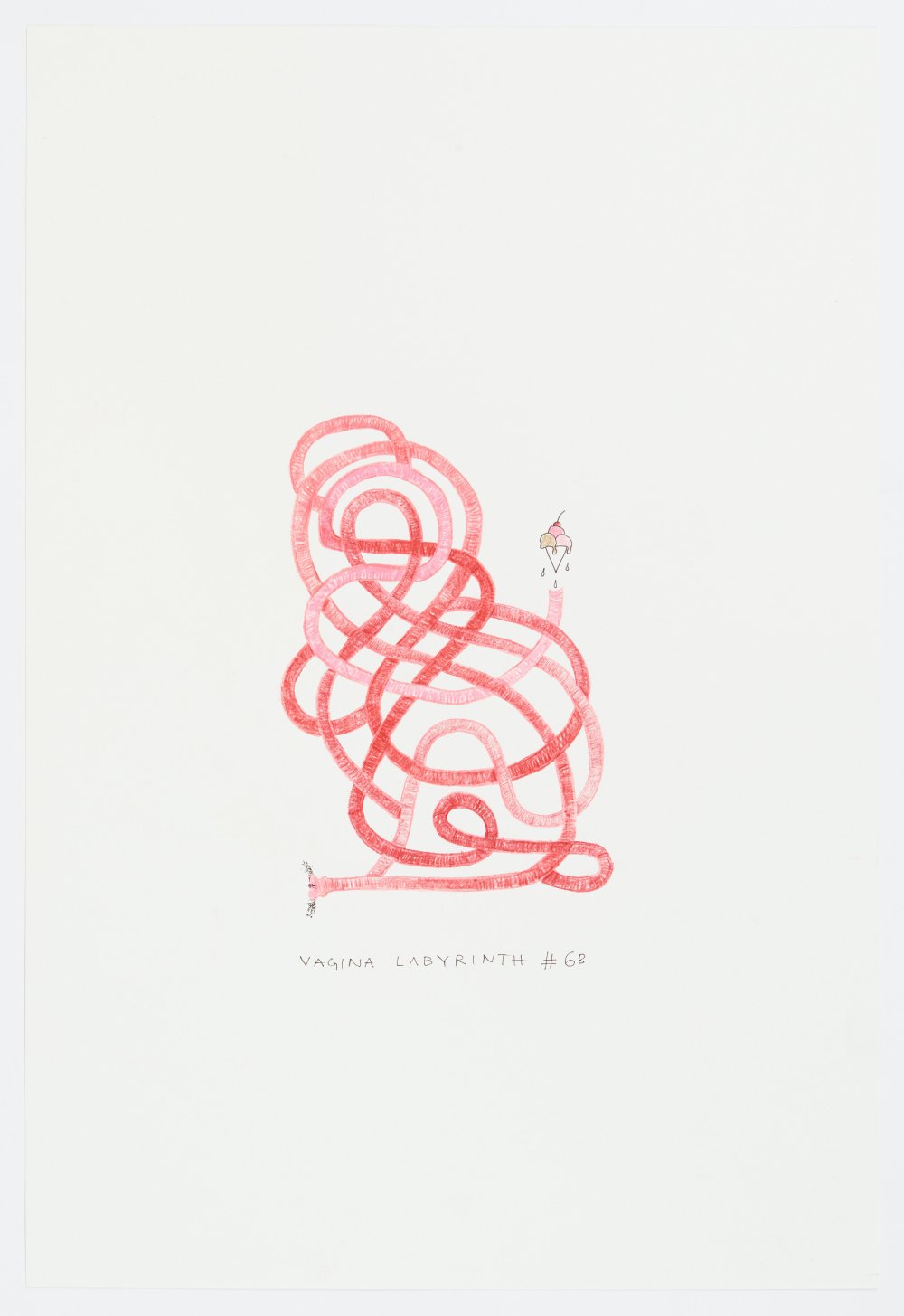 Ana Prvački, Vagina Labyrinth #6B, 2017