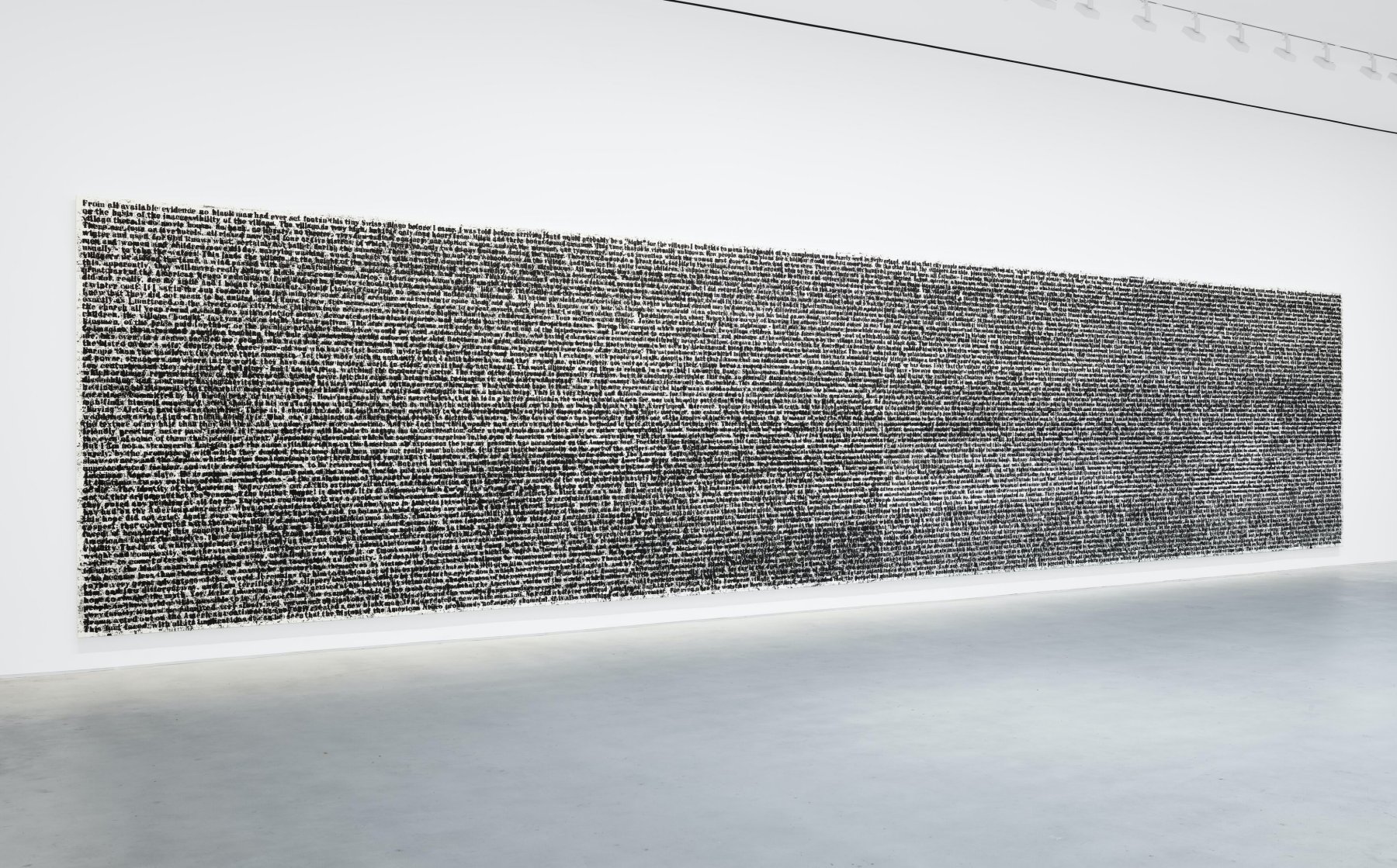 Glenn Ligon, Stranger (Full Text) #1, 2020-21