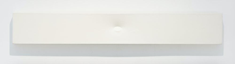 Turi Simeti, Un ovale bianco, 1986