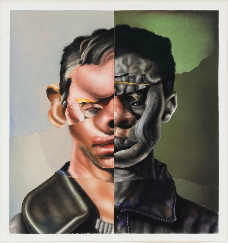 Image for Nathaniel Mary Quinn: NOT FAR FROM HOME; STILL FAR AWAY, at Gagosian 980 Madison Avenue