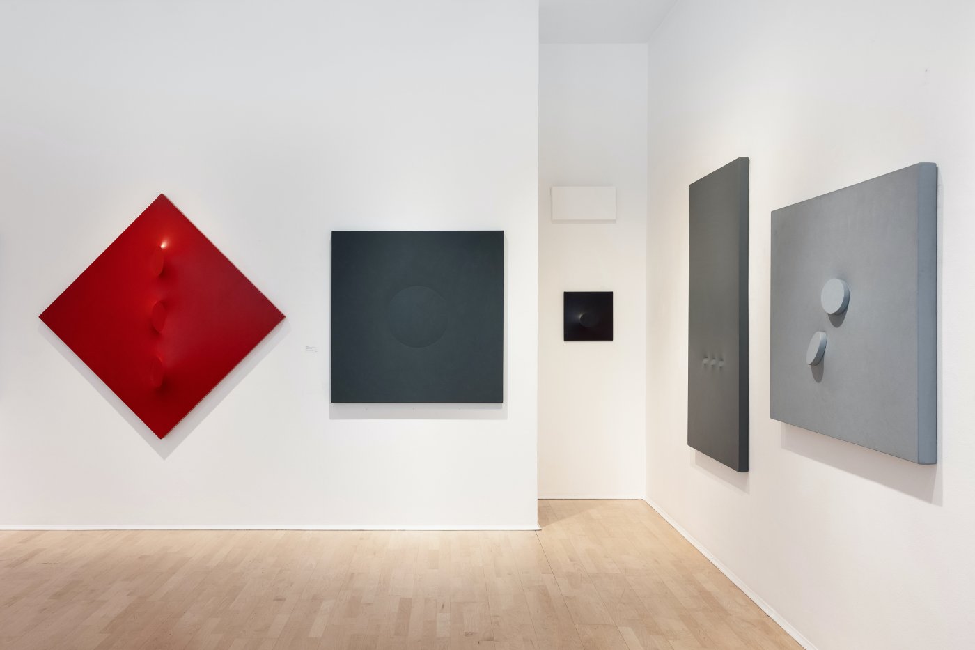 Installation image for Turi Simeti (1929-2021): A Homage, at The Mayor Gallery