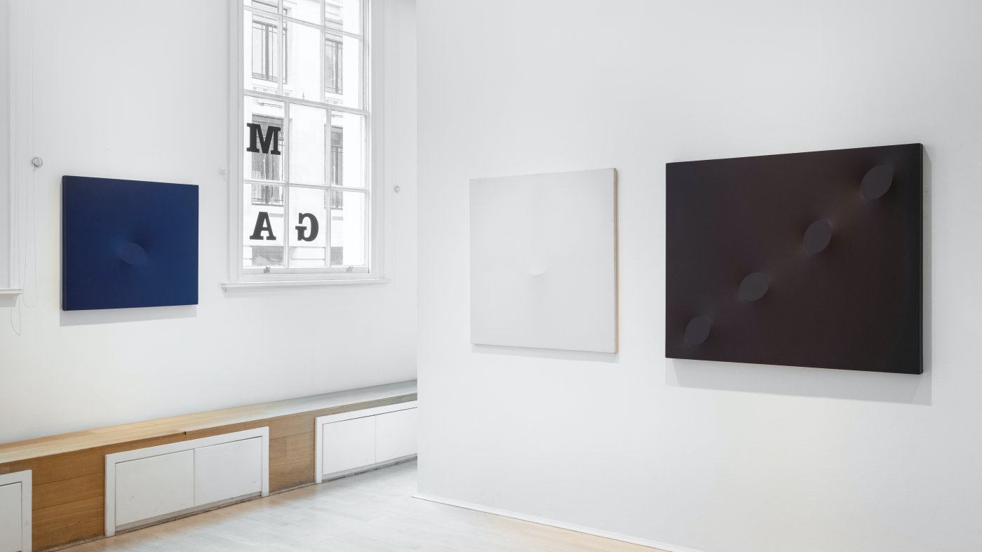 Installation image for Turi Simeti (1929-2021): A Homage, at The Mayor Gallery