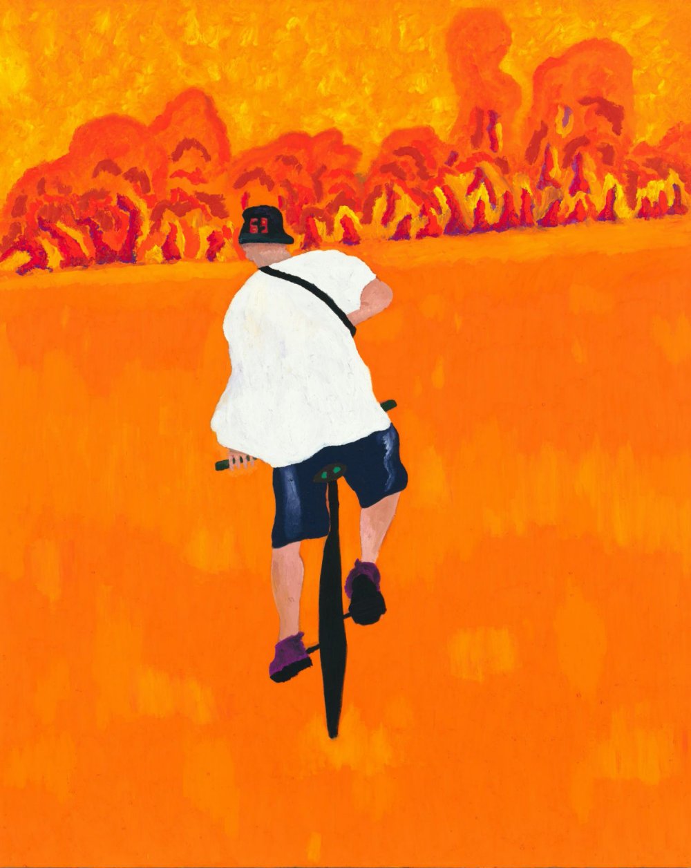 Florian Krewer, ride or fly I, 2021