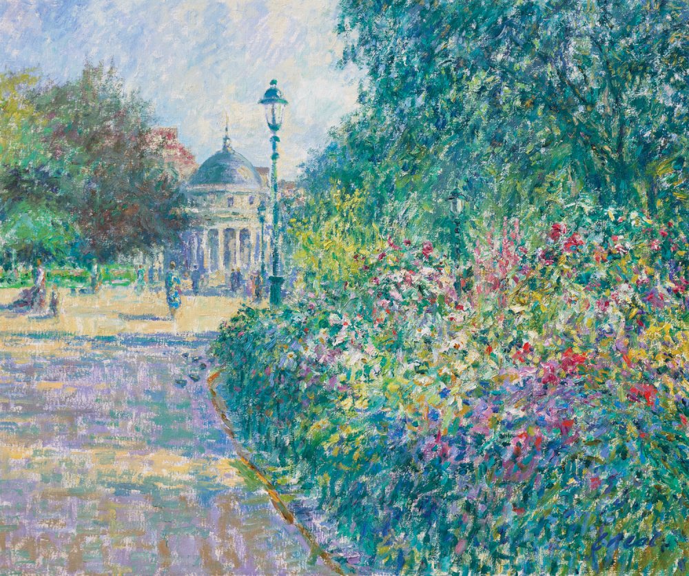 Charles Neal, Morning in Parc Monceau, Paris