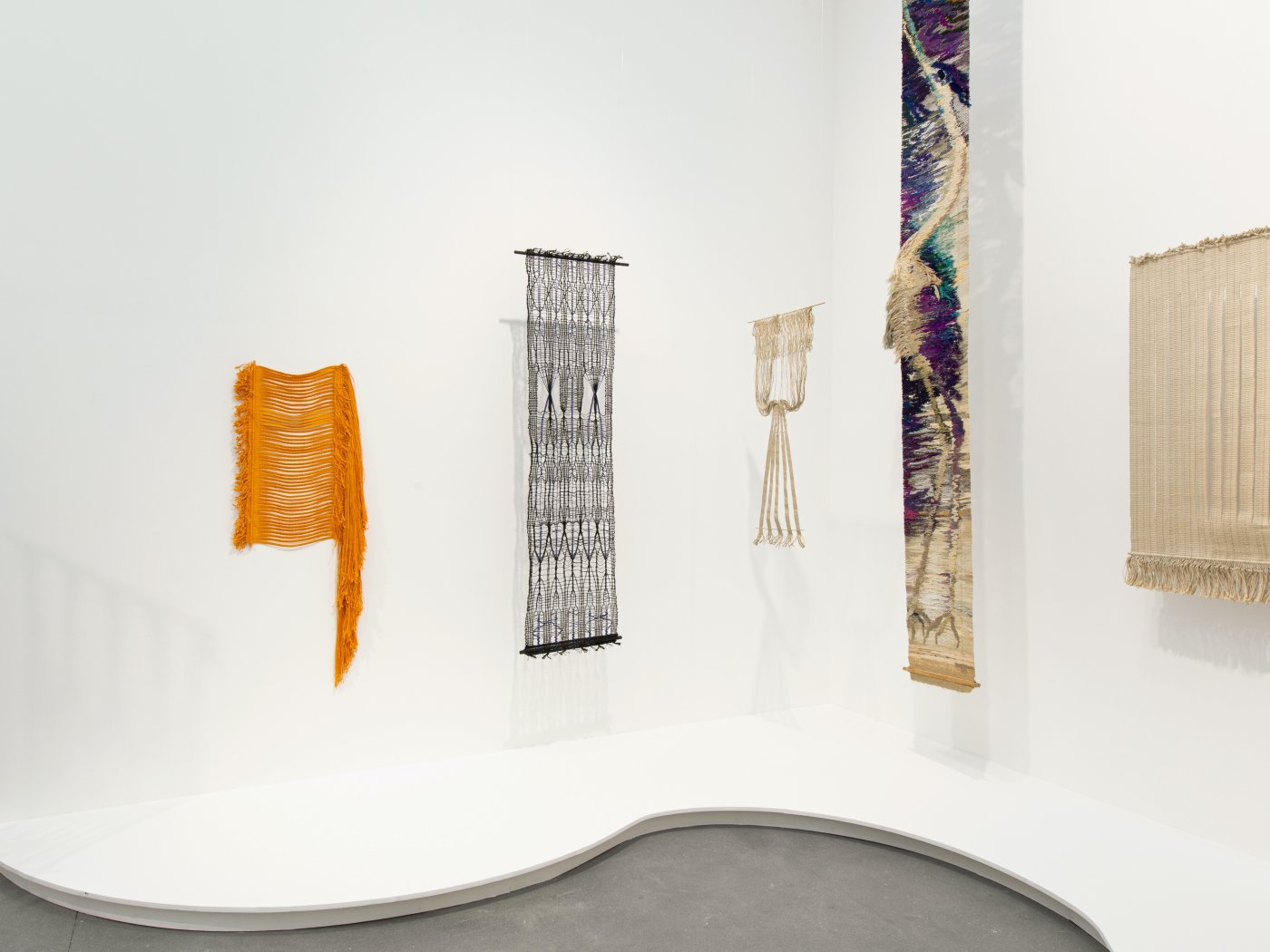 Installation image for Lenore Tawney: Part One, at Alison Jacques