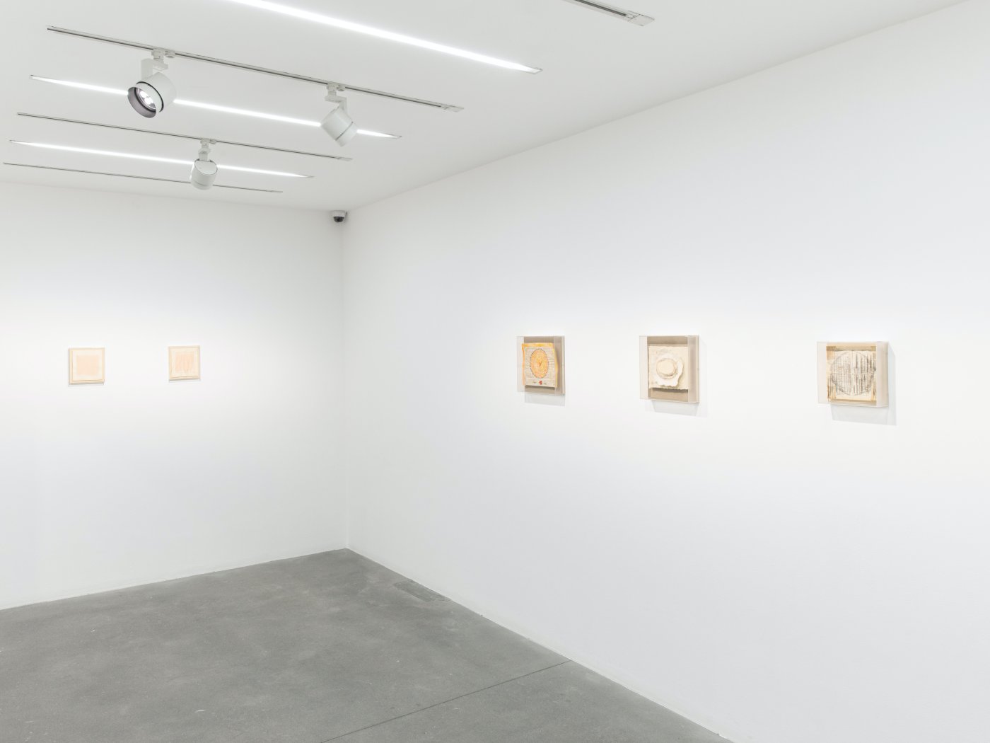 Installation image for Lenore Tawney: Part One, at Alison Jacques