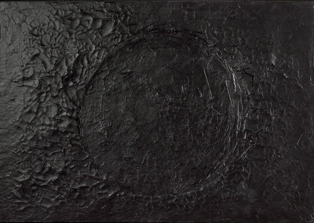 Alberto Burri, Nero Cretto, 1970