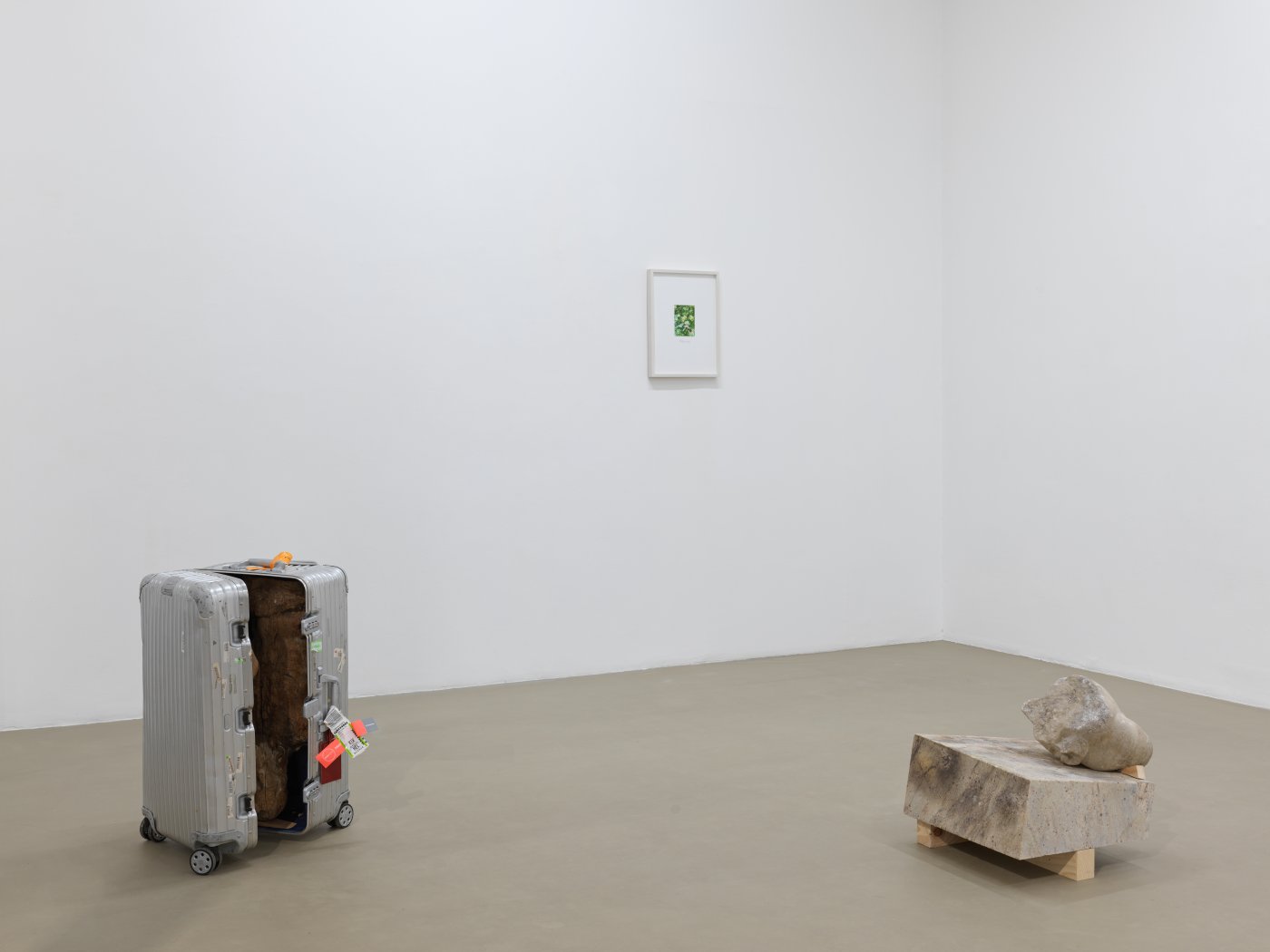 Installation image for Danh Vo, at Galerie Chantal Crousel