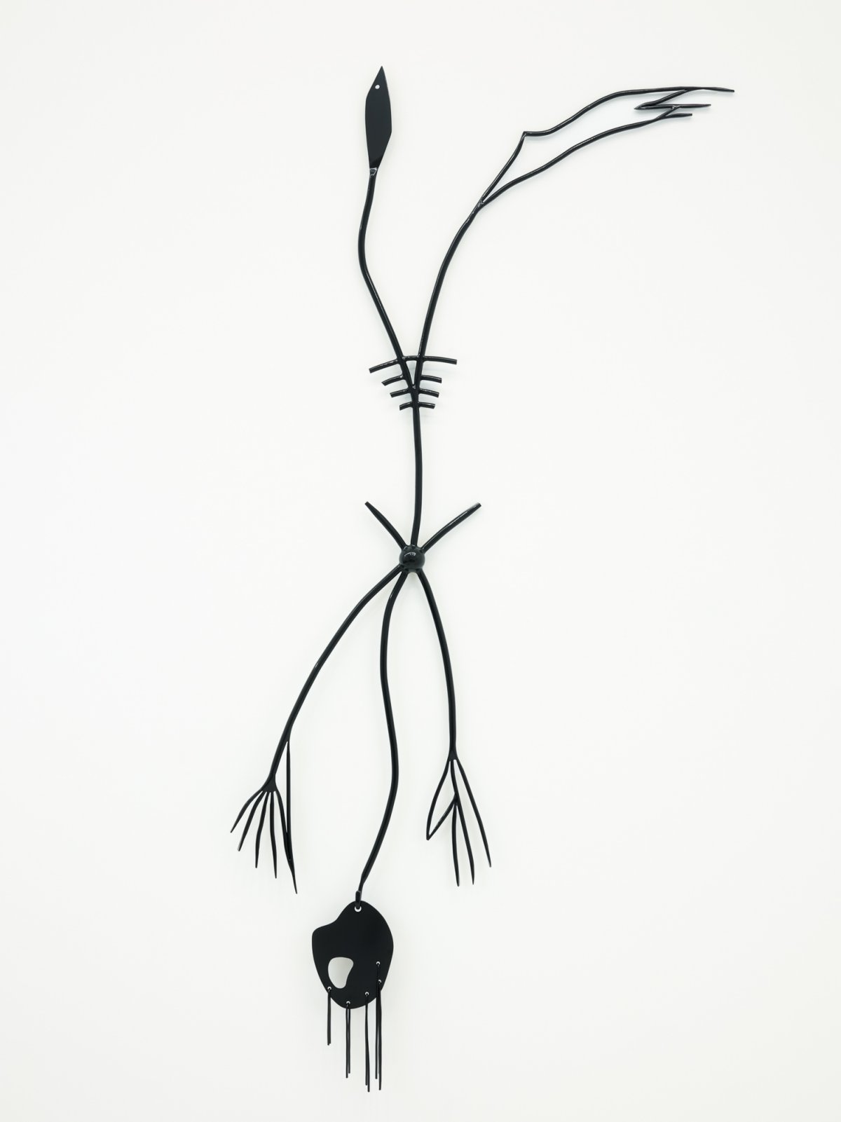 Julie Béna, Pendu (with big foot), 2021