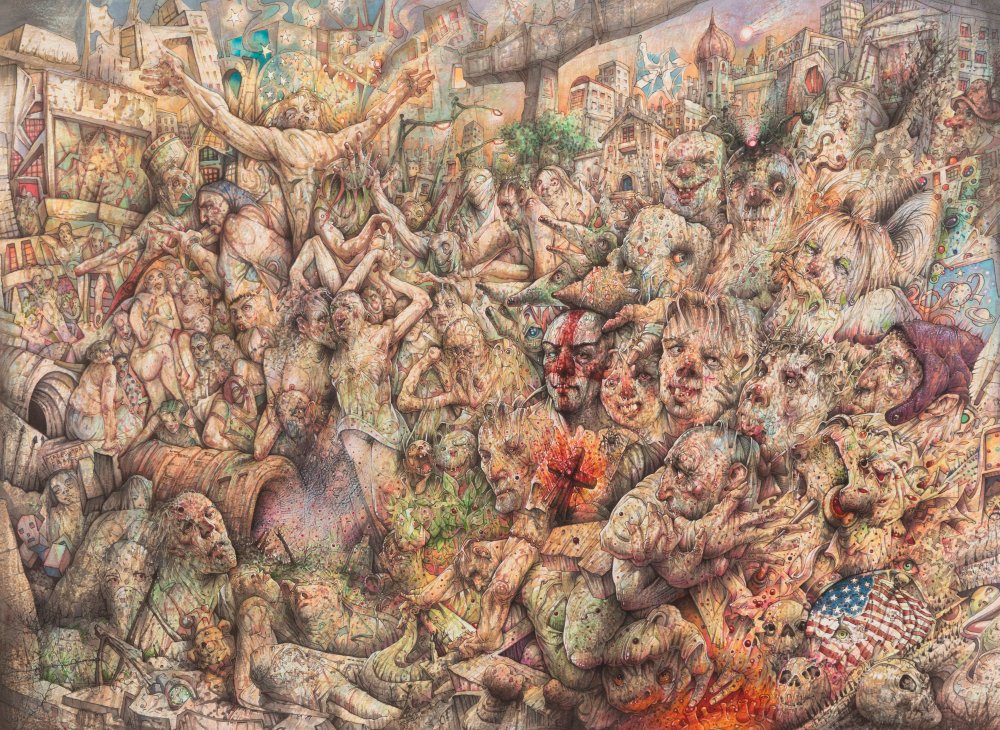 Peter Howson, Magna Civitas Magna Solitudo (A Great City, A Great Solitude), 2021