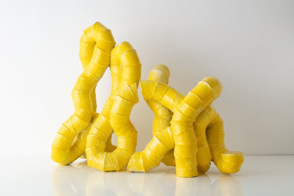 Yuki Ferdinandsen, Bjørn Friborg, Anne Brandhøj, Astrid Krogh, Stine Bidstrup, Anne Brandhøj & Martin Bodilsen Kaldahl, Spatial Drawing #60 (2-part sculpture), 2020