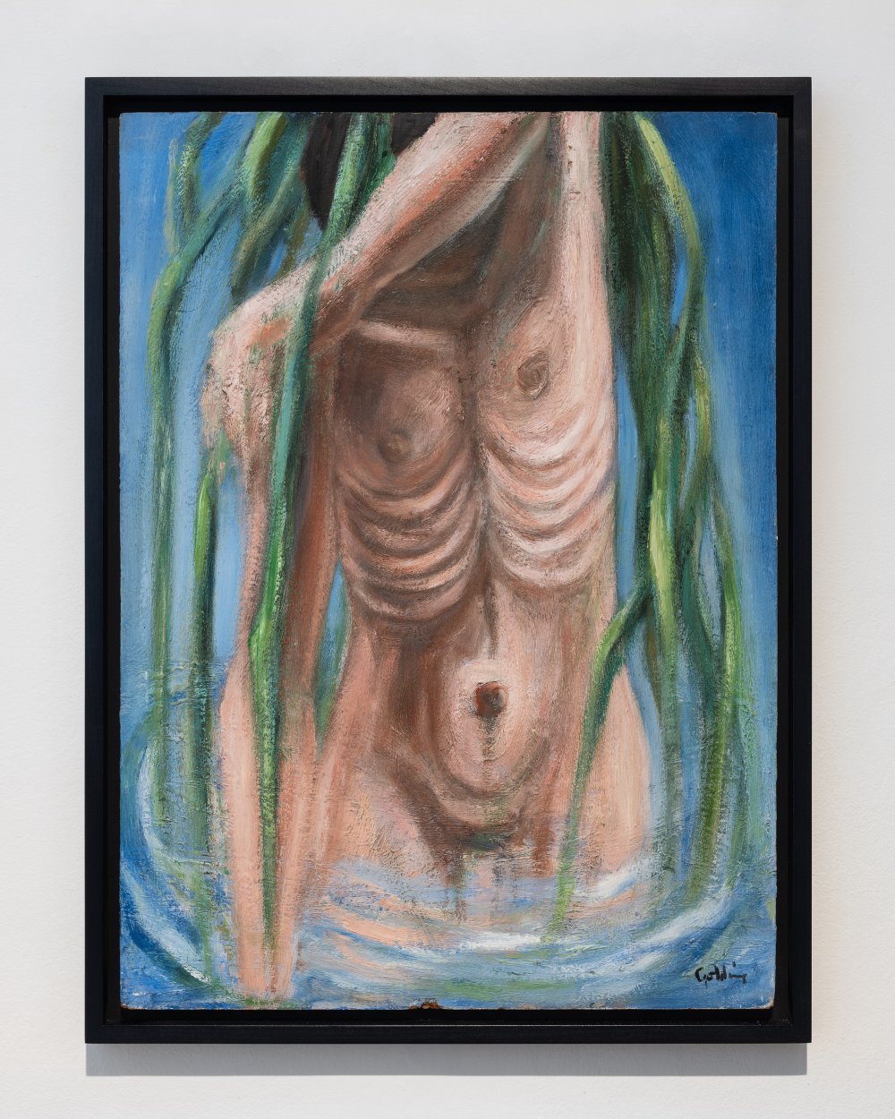 John Golding, Man Emerging from Pool, c. 1958