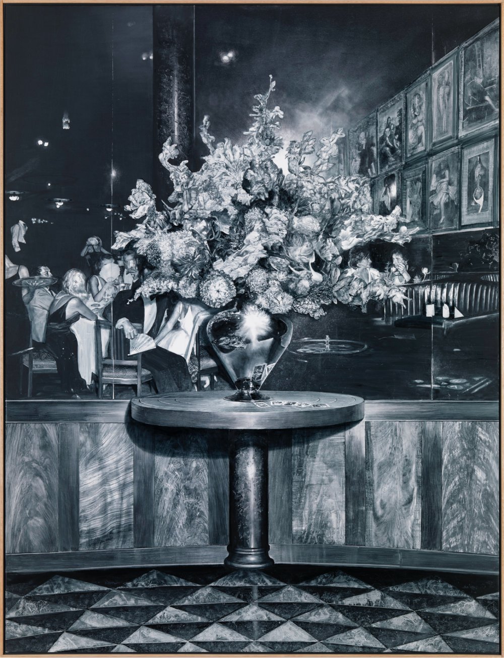 Mark Tansey, Spinner, 2015