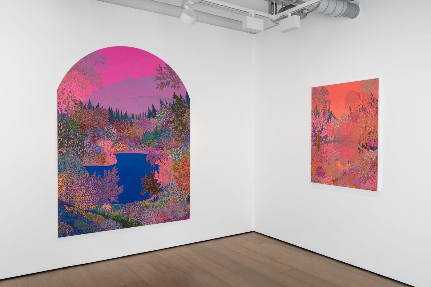 Installation image for John McAllister: some rhapsodies radiant, at Almine Rech