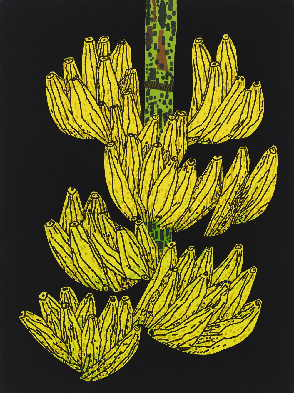 Jonas Wood, Bananas, 2021
