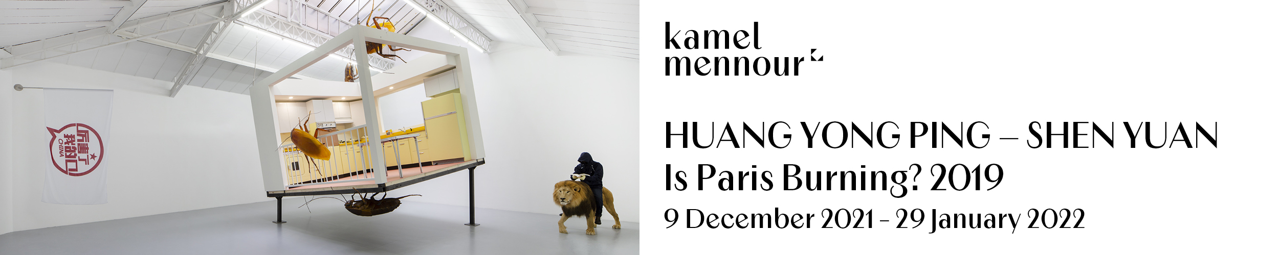 Huang Yong Ping, Shen Yuan @ kamel mennour, Paris