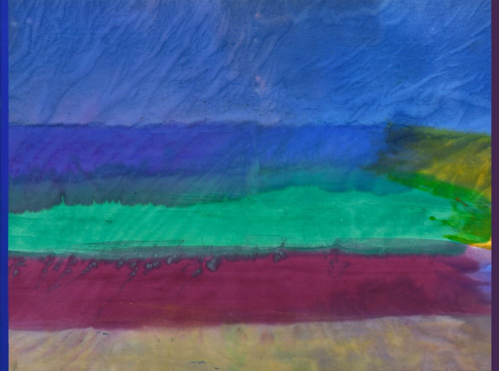 Ronnie Landfield, Shadows and Blue
