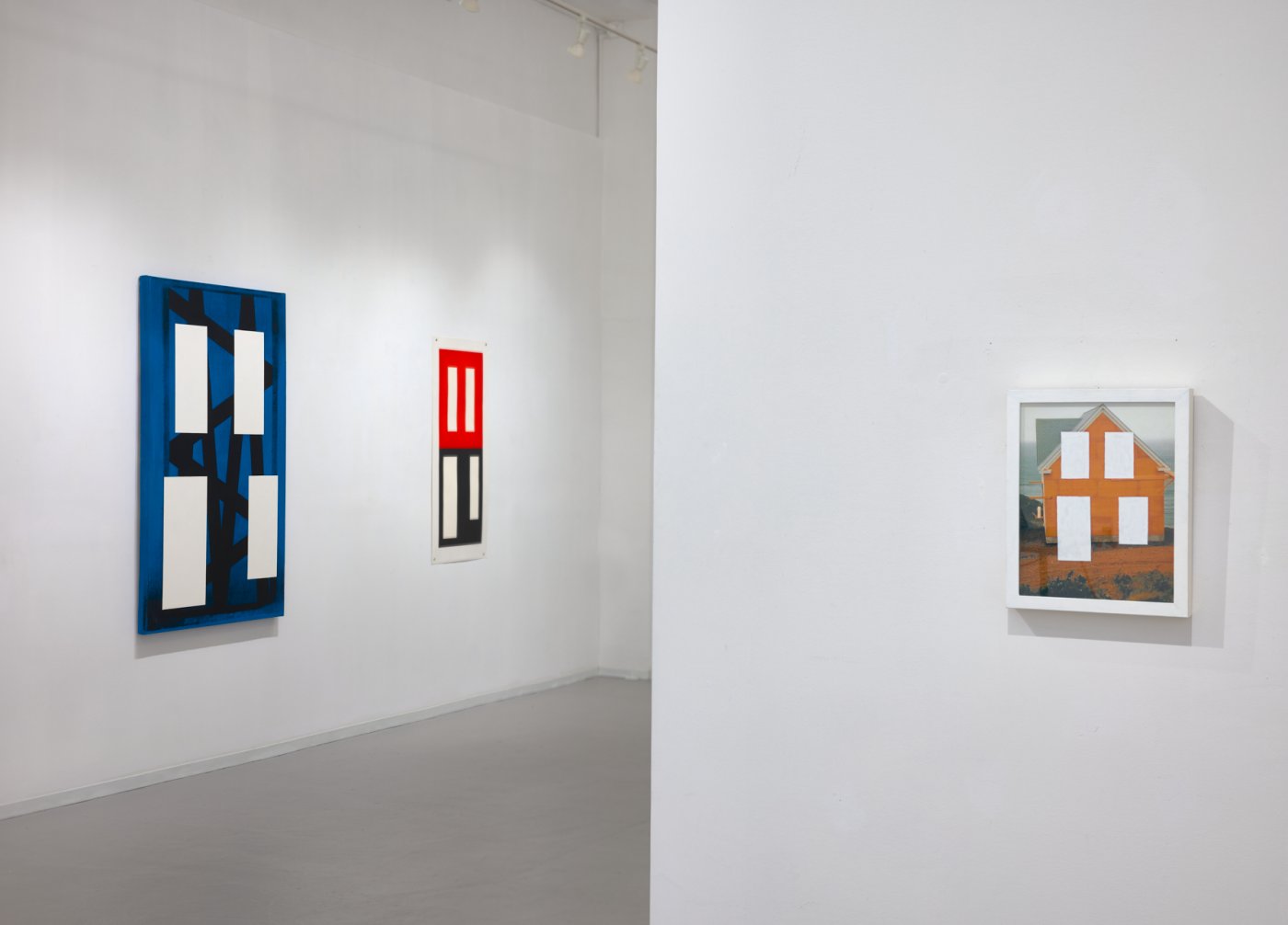 Installation image for Andrew Spence: Looking Back and Moving Forward, at David Richard Gallery