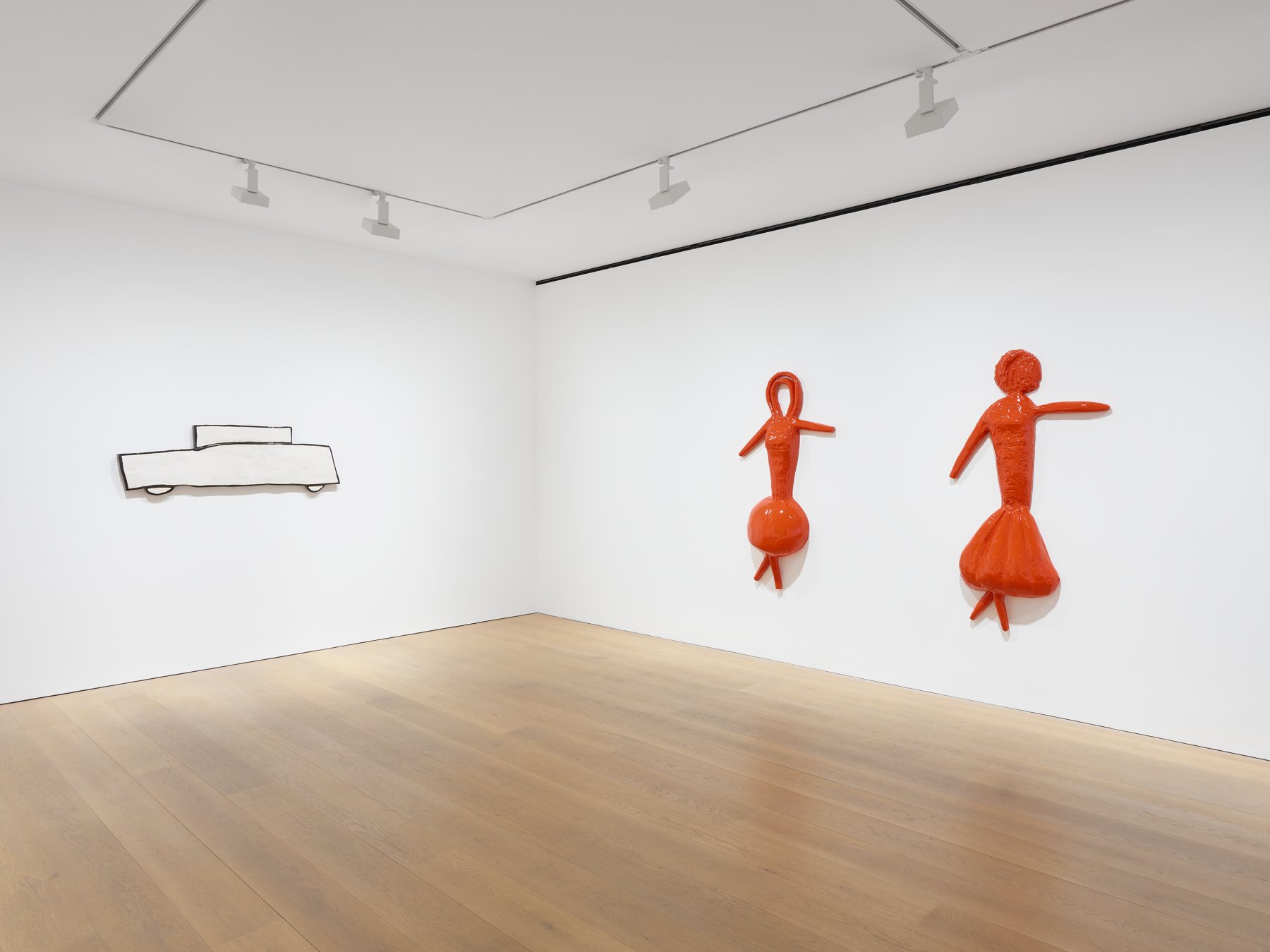 Image for Rose Wylie: Car and girls, at David Zwirner