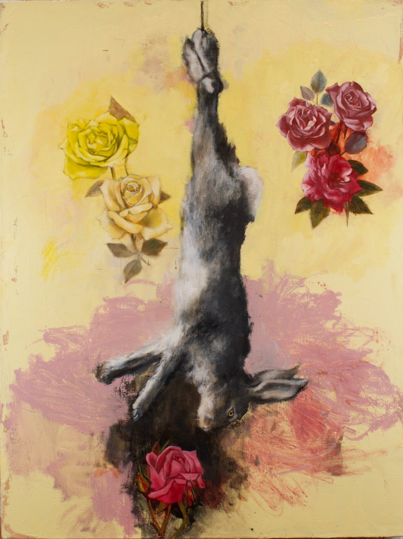 Tim Wright, Here Hangs a Hare, 2022