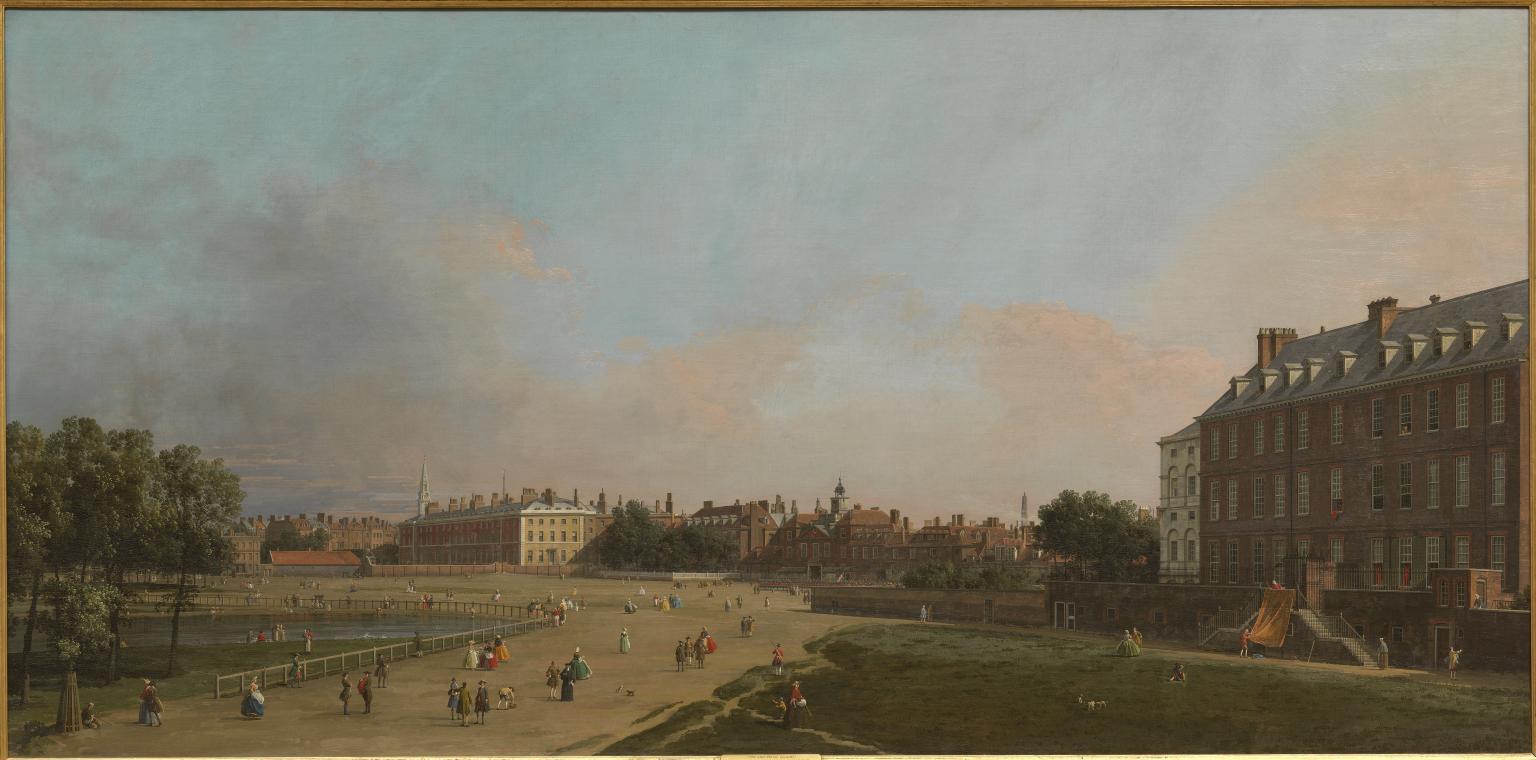London: The Old Horse Guards from St James’s Park, c. 1749
