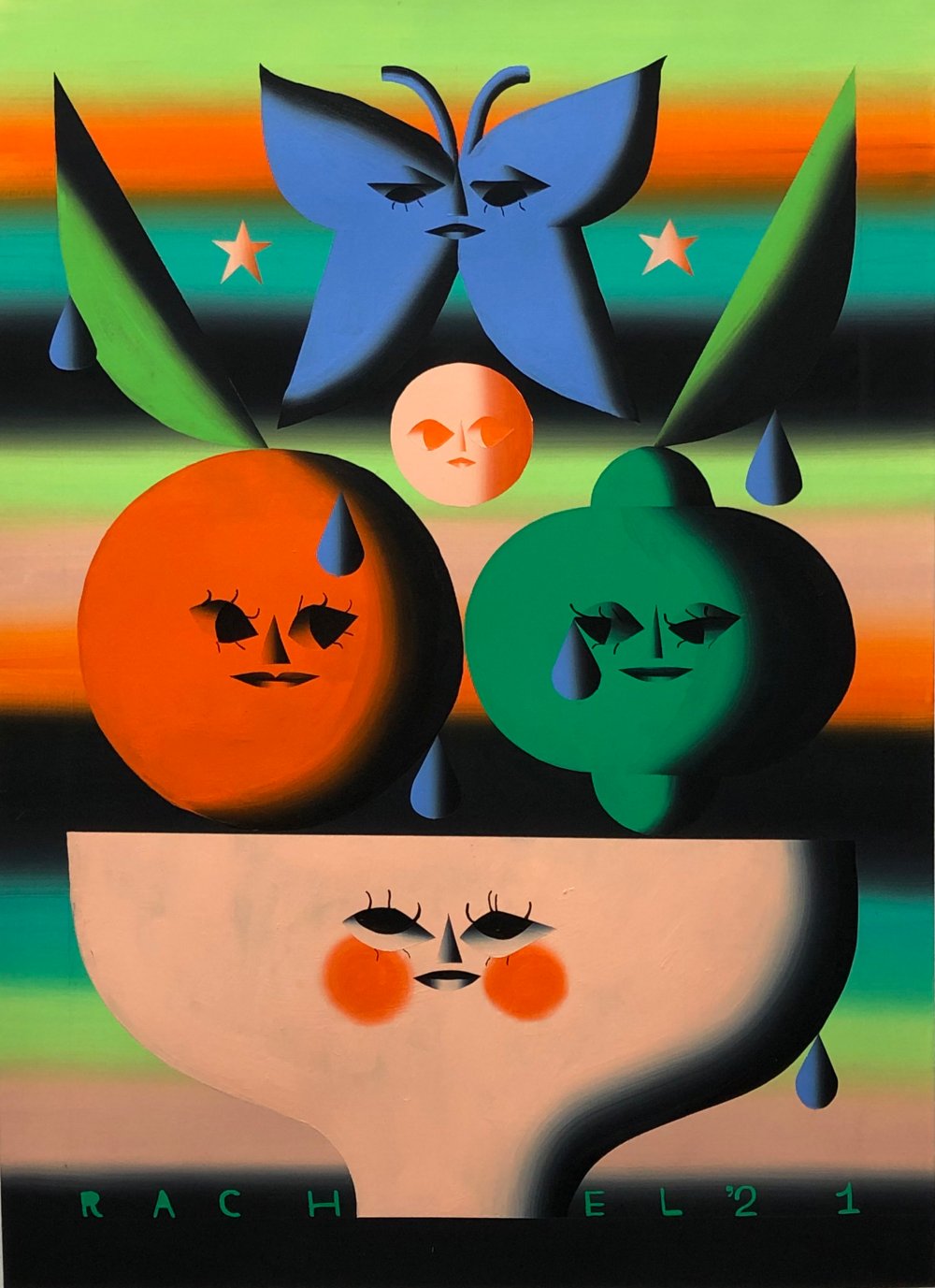 Rachel Hayden, Flirty Citrus Bowl, 2021