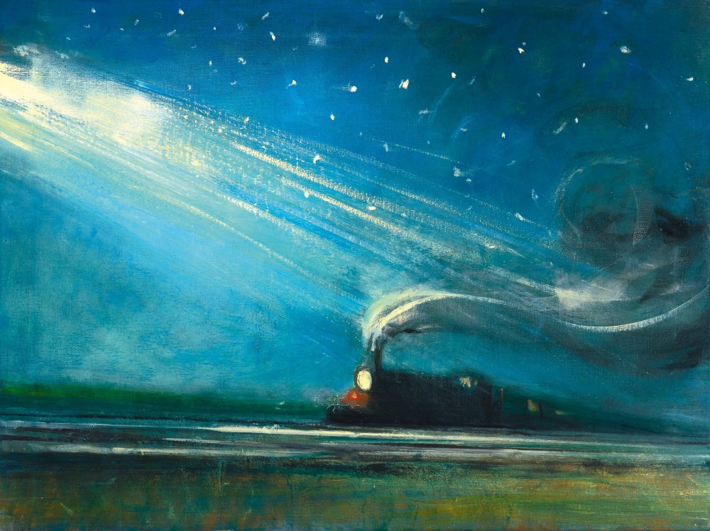 Bill Jacklin, Train of Lights, 2021