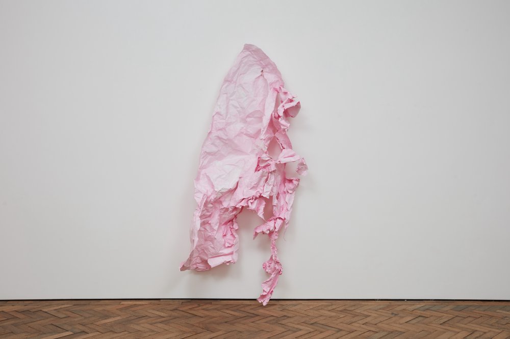 Karla Black, Though Warm, 2022