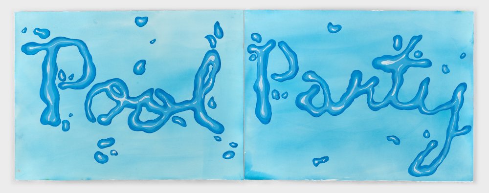 Joel Mesler, Untitled (Pool Party), 2022