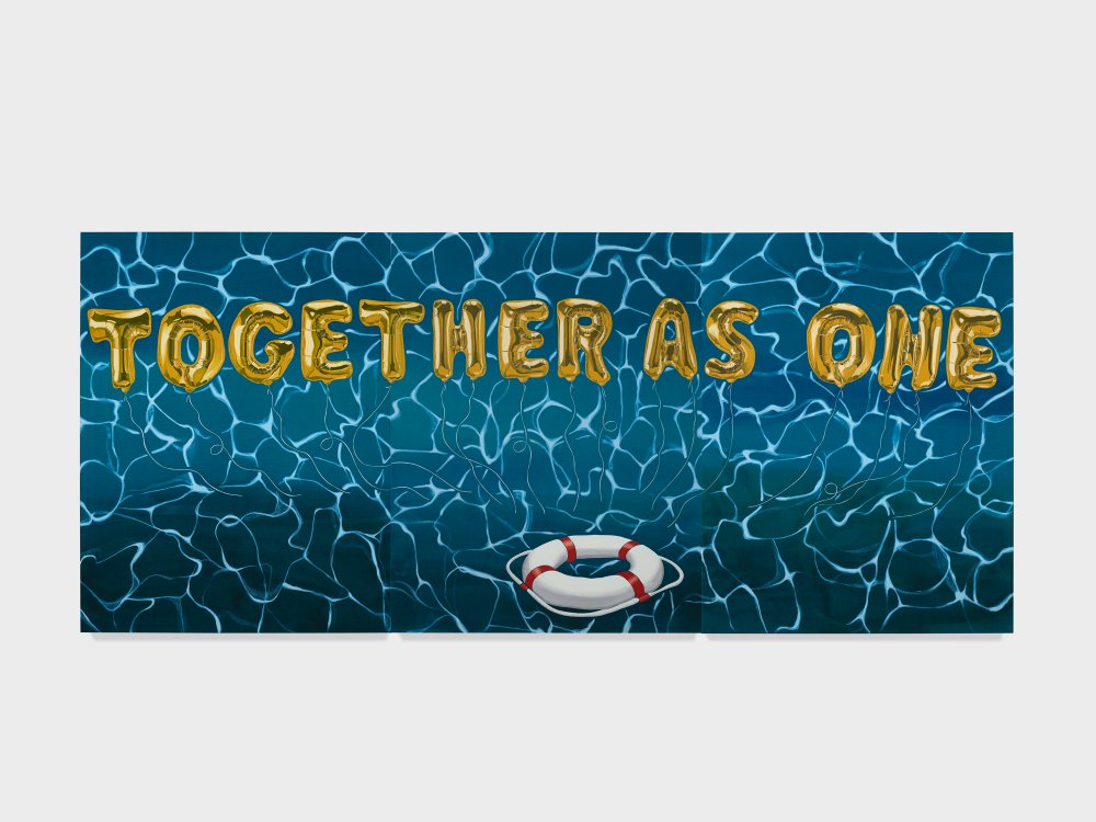 Joel Mesler, Untitled (Together as One), 2021