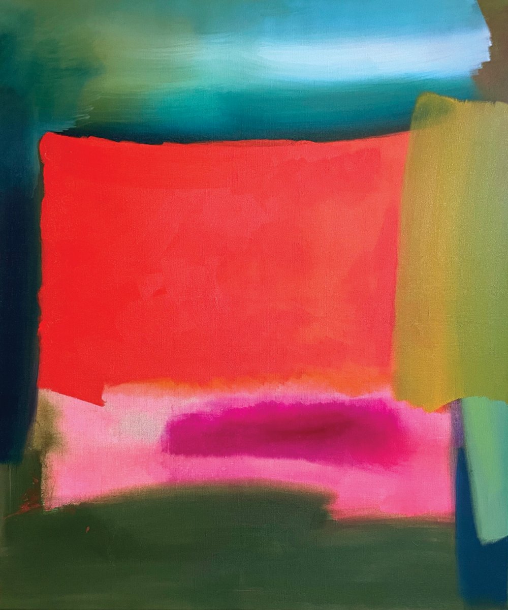 Ptolemy Mann, Sussex Painting (Tangerine Portal)