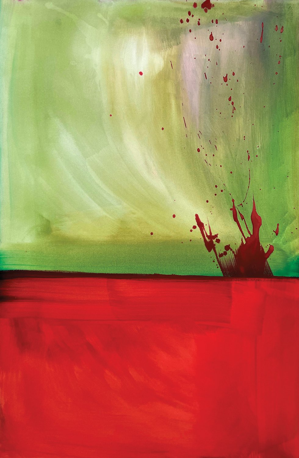 Ptolemy Mann, LØKKEN Painting (cadmium underneath)