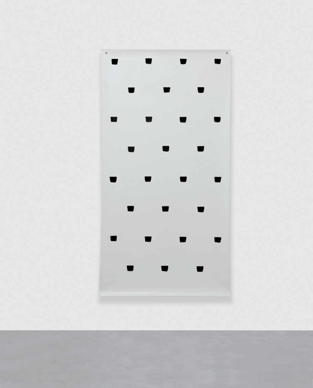 Niele Toroni, Impronte di pennello n. 50 a intervalli di 30 cm, 2008