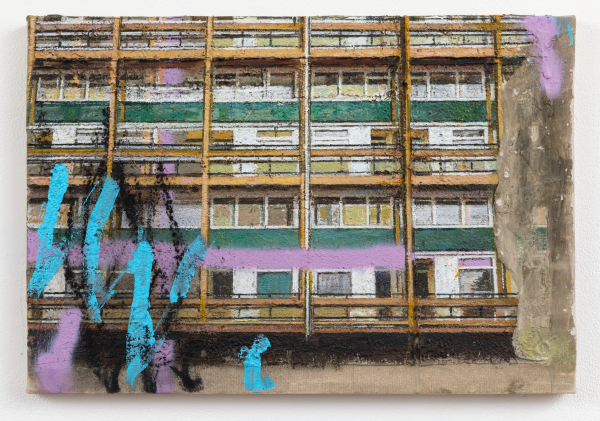 David Hepher, David Hepher, David Hepher, David Hepher & David Hepher, The White Pipe with Graffiti, 2022