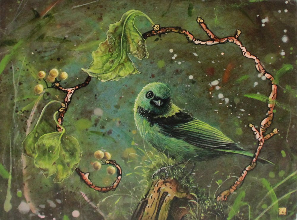 Nathaniel Aric Galka, finding the warm light..., 2020