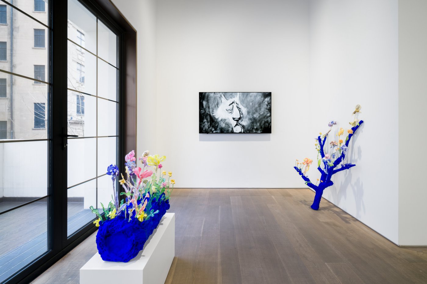 Installation image for Nathalie Djurberg & Hans Berg: A Stream Stood Still, at Lisson Gallery