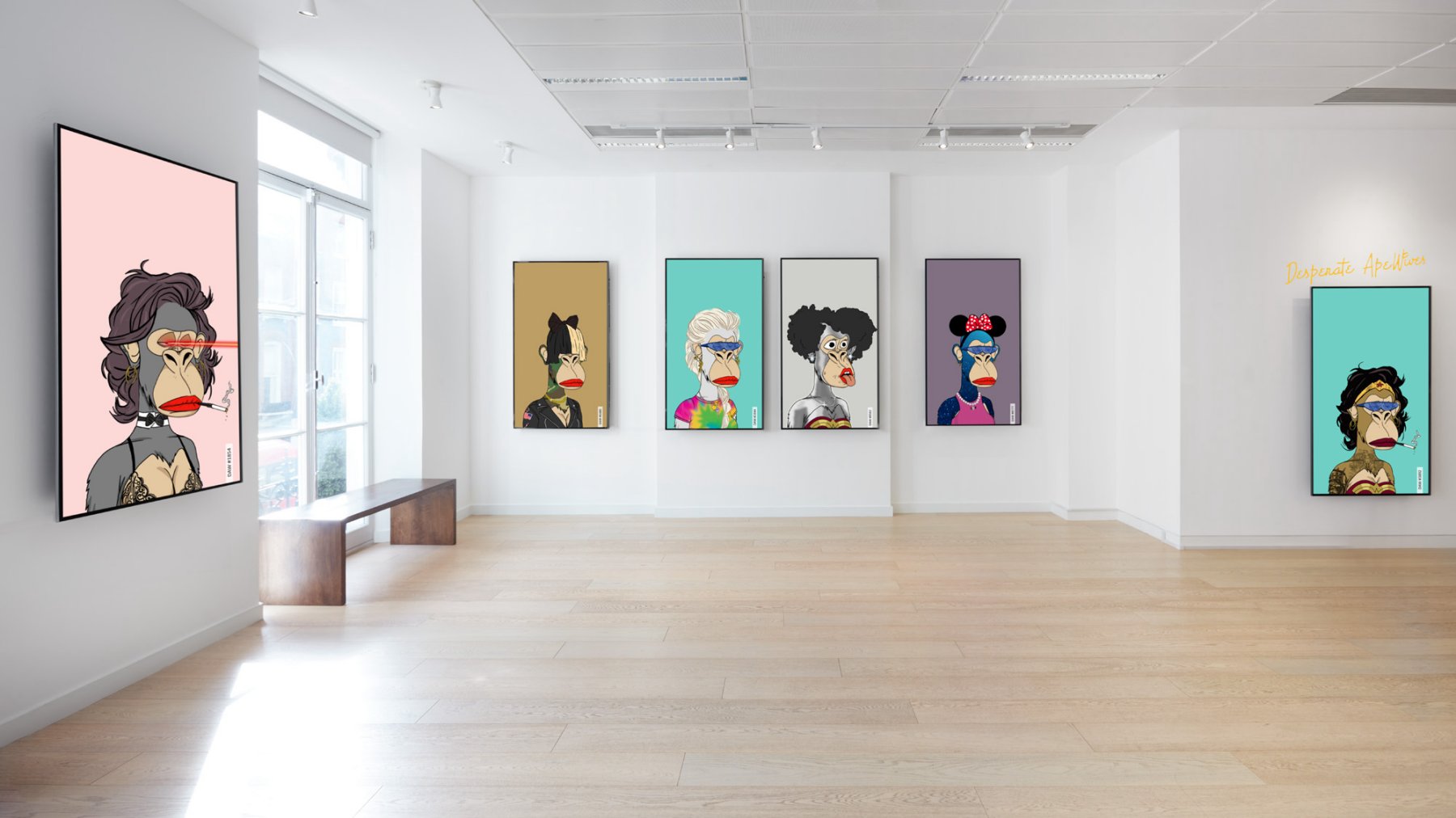 Desperate ApeWives x Omer Tiroche Gallery at Omer Tiroche Gallery