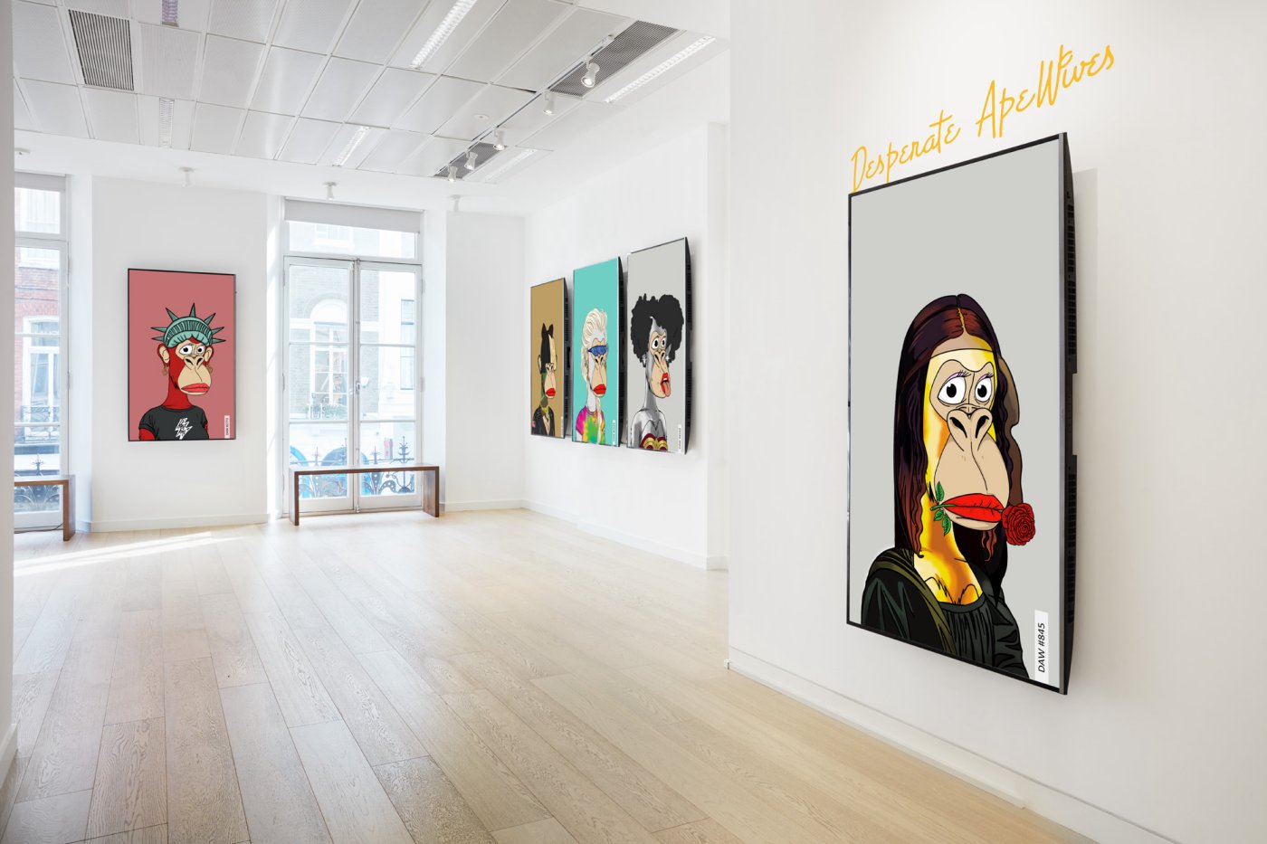 Desperate ApeWives x Omer Tiroche Gallery at Omer Tiroche Gallery