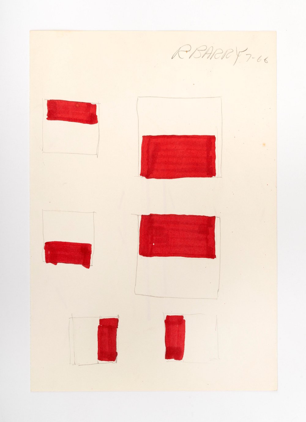 Robert Barry, Untitled, 1966