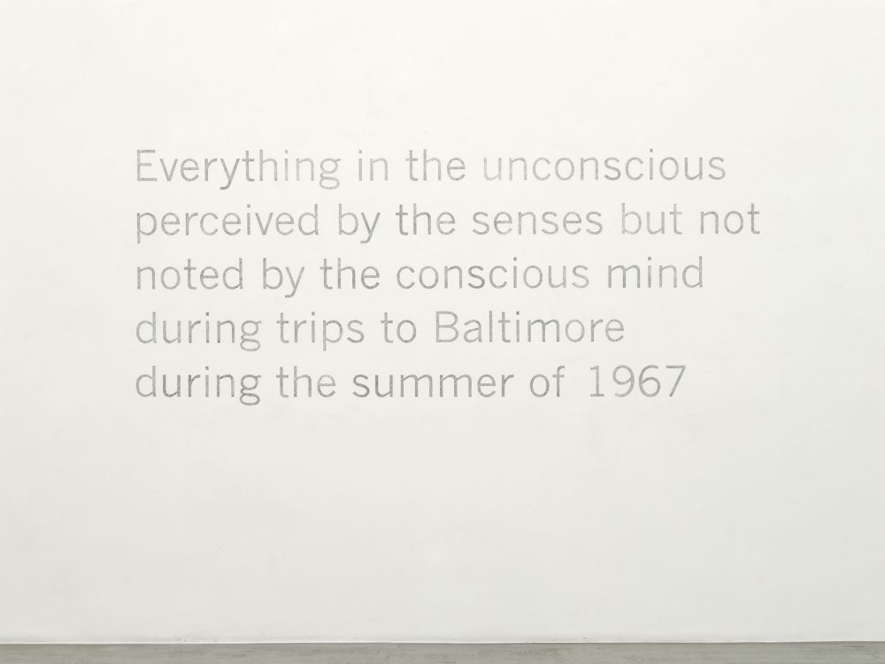 Robert Barry, Psychic Series, 1969