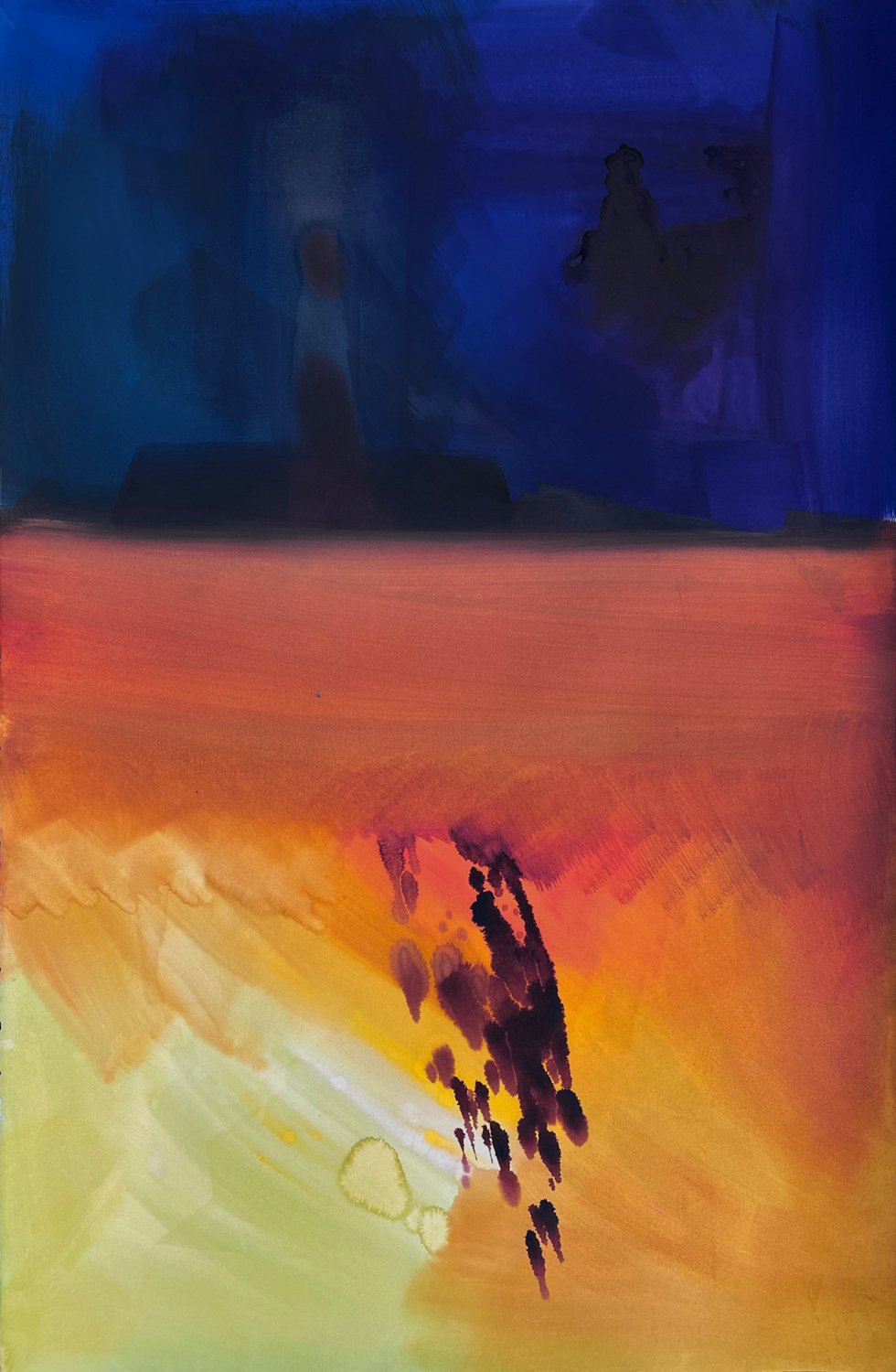 Ptolemy Mann, LØKKEN Painting (golden underneath)