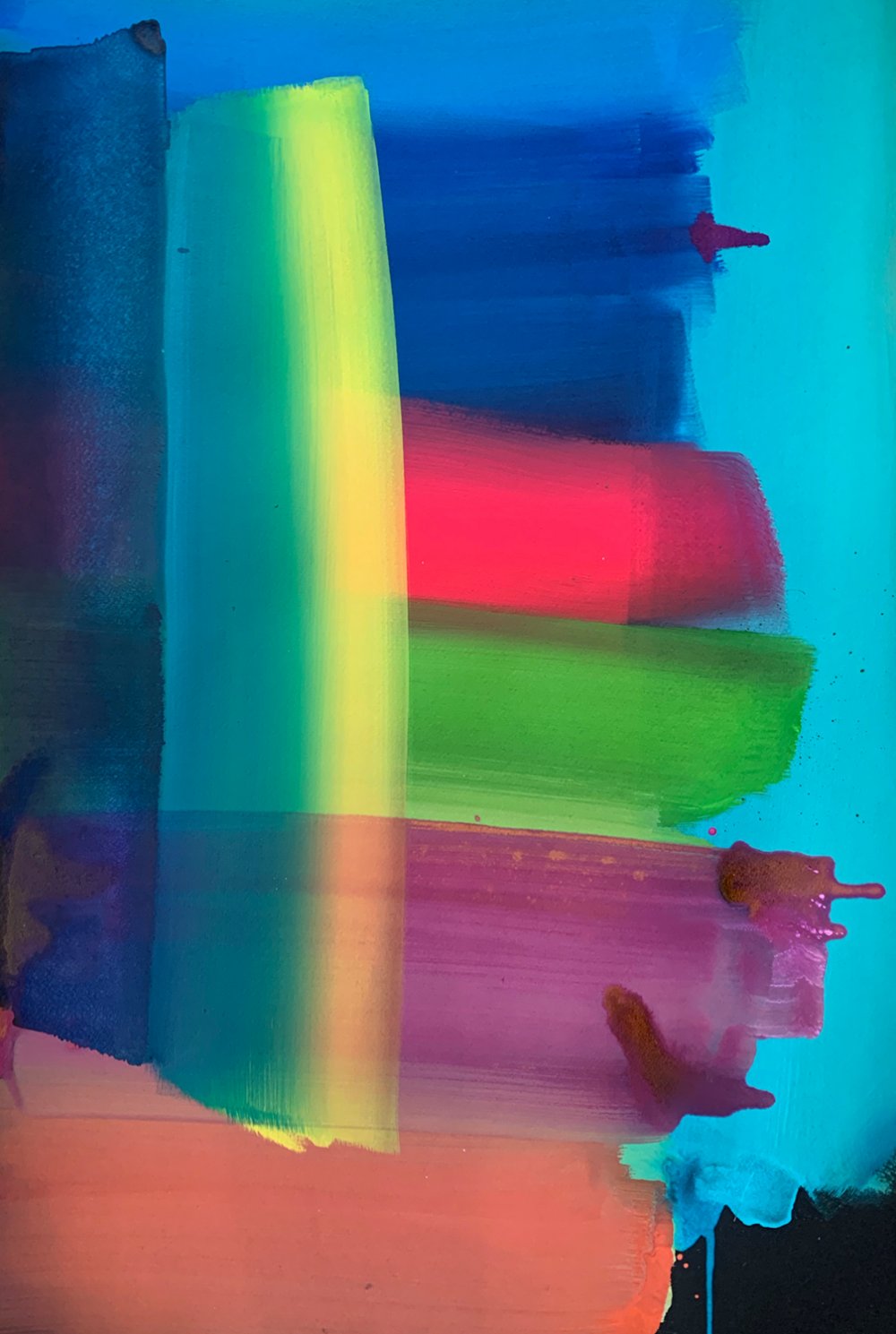 Ptolemy Mann, Winter Solstice Painting (Electric Frost)