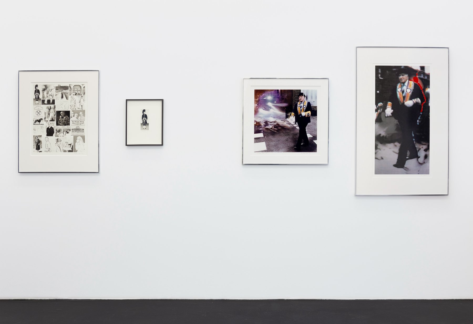 Installation image for Richard Hamilton, at Galerie Buchholz