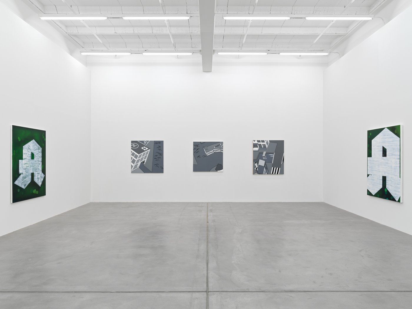 Installation image for Paint-by-Numbers, at Galerie Eva Presenhuber