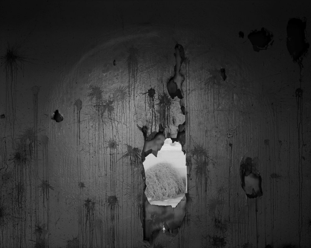John Divola, John Divola & John Divola, George Air Force Base, Daybreak, 12_2015_1, 2015
