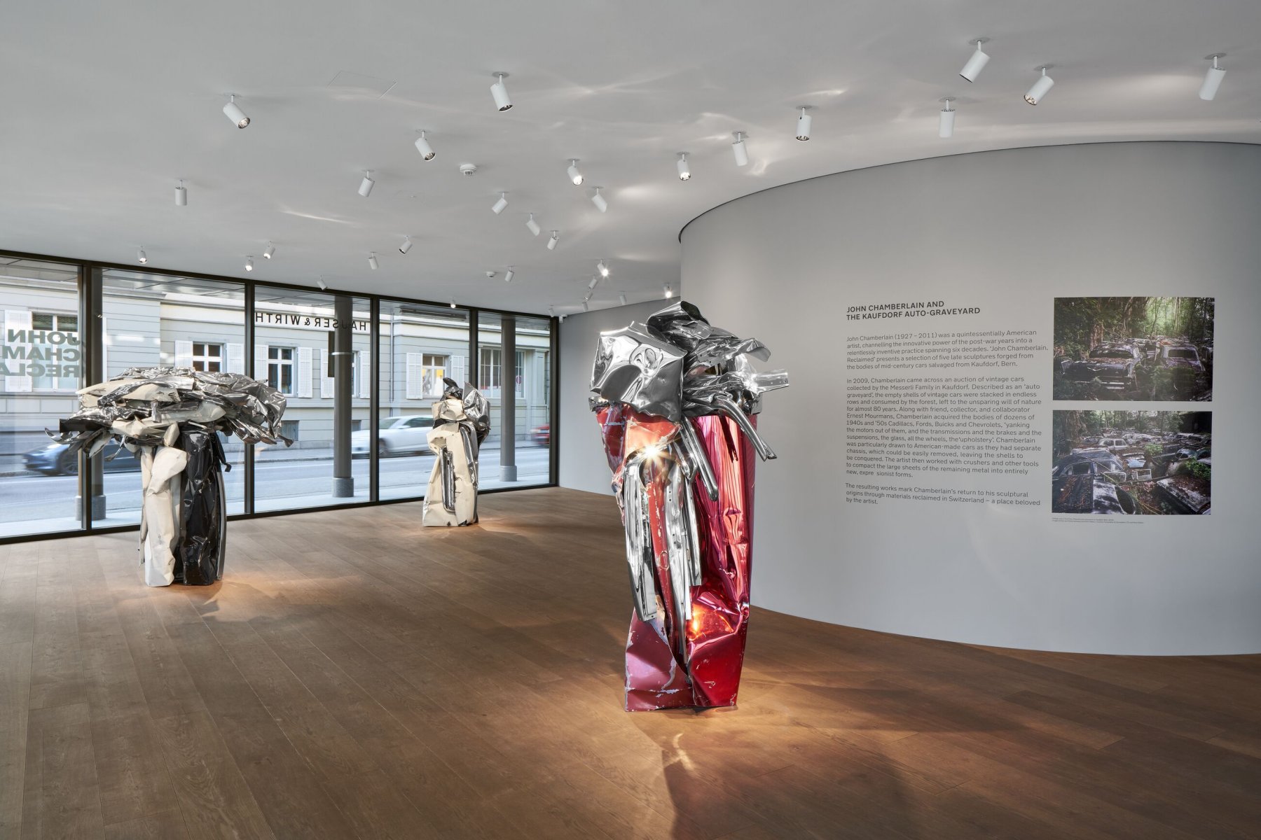 Image for John Chamberlain. Reclaimed, at Hauser & Wirth Bahnhofstrasse 1