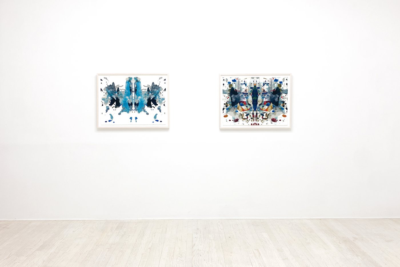 Installation image for Bruce Conner & Adam Helms, at Halsey McKay Gallery